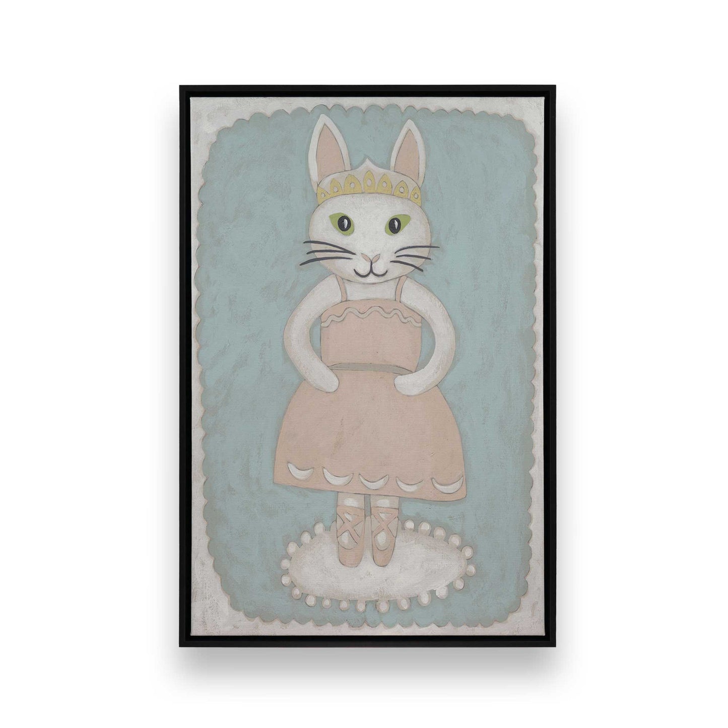 [Color:Satin Black], Picture of art in a Satin Black frame