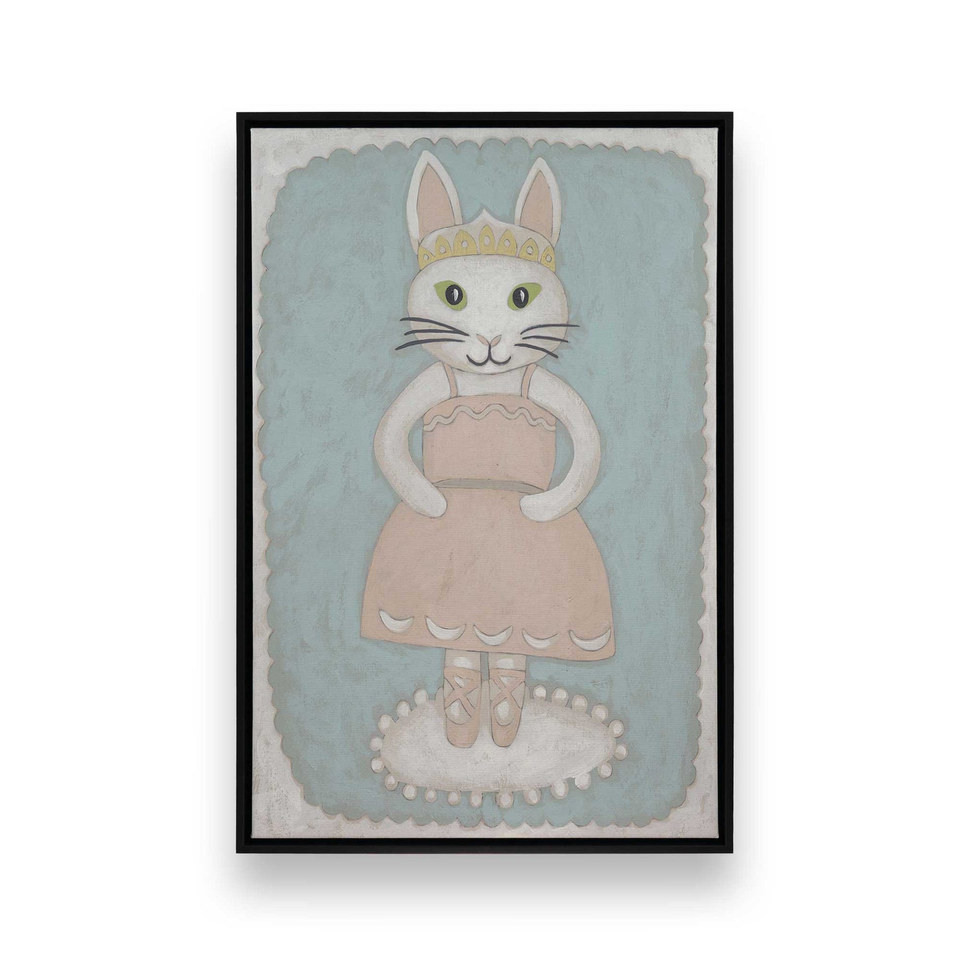 [Color:Satin Black], Picture of art in a Satin Black frame