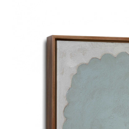 [Color:Walnut], Picture of art in a Walnut frame at an angle