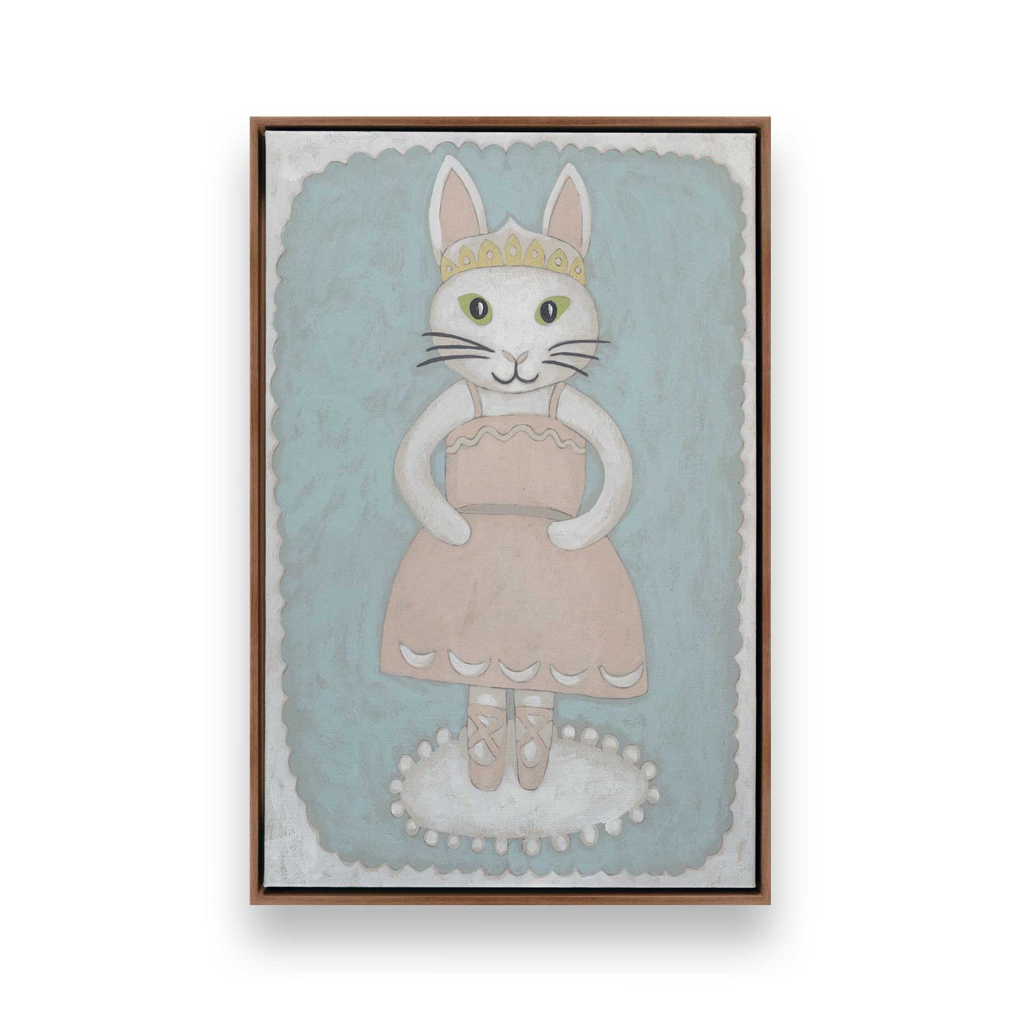 [Color:Walnut], Picture of art in a Walnut frame