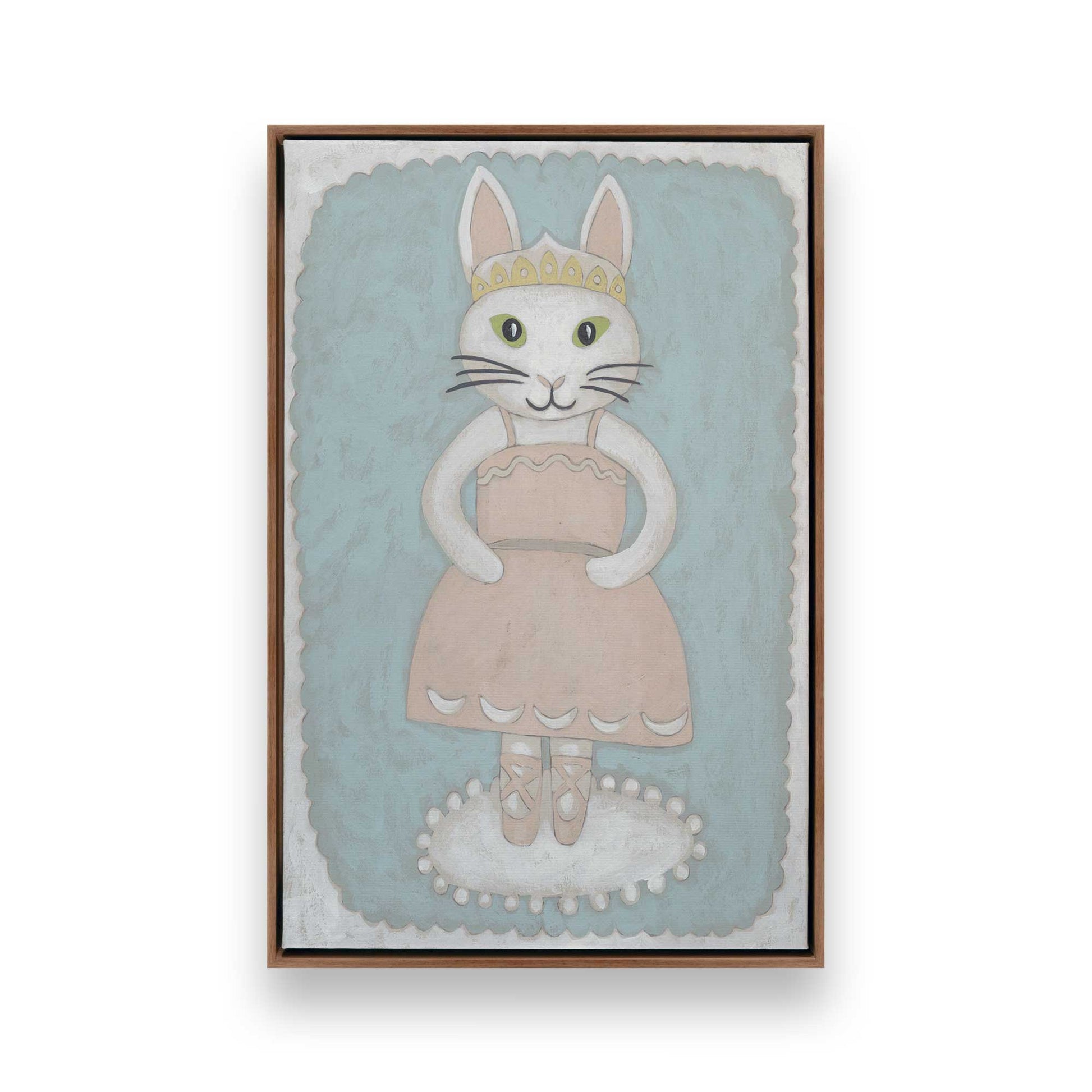 [Color:Walnut], Picture of art in a Walnut frame