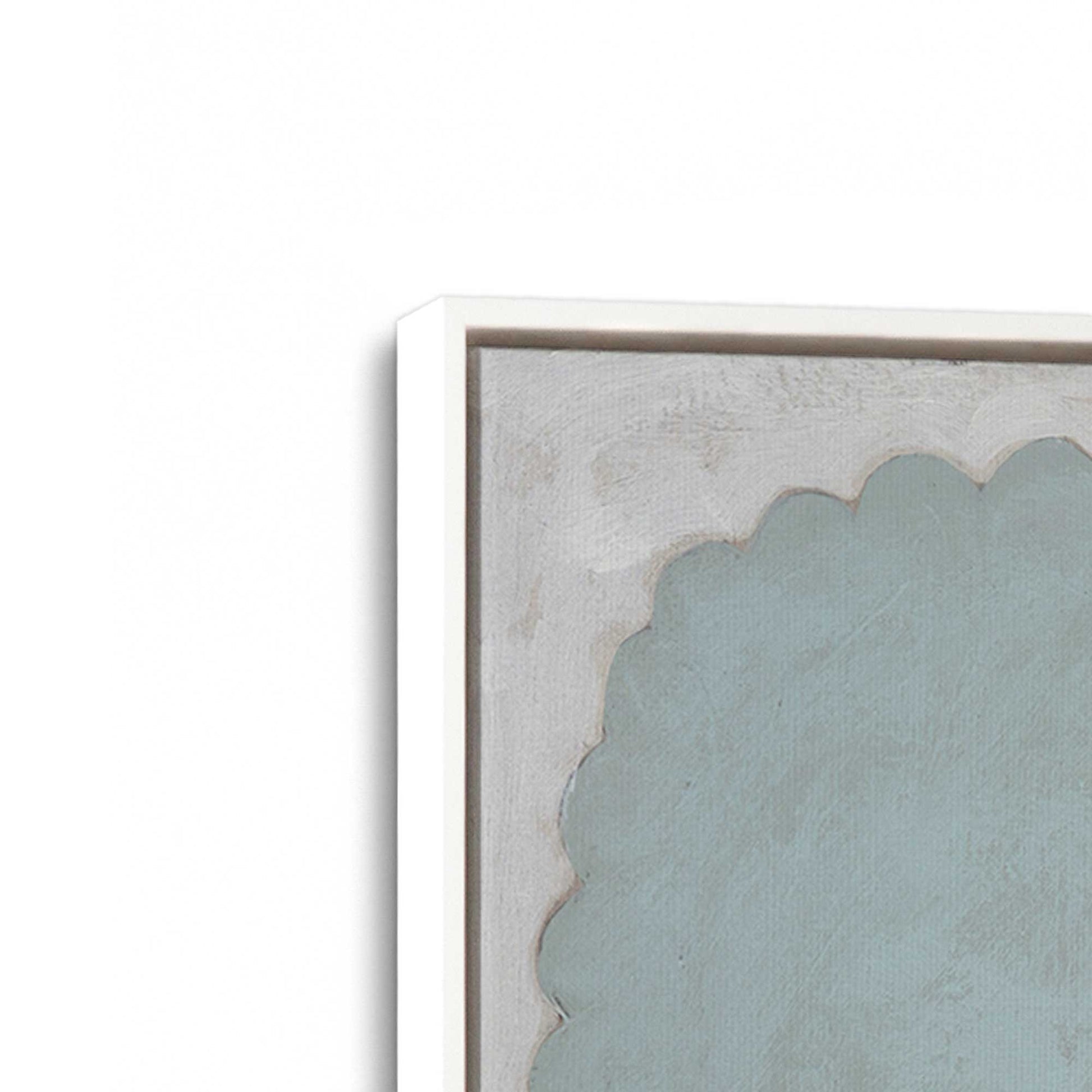 [Color:Opaque White], Picture of art in a White frame at an angle