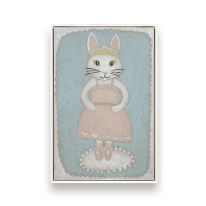 [Color:Opaque White], Picture of art in a White frame