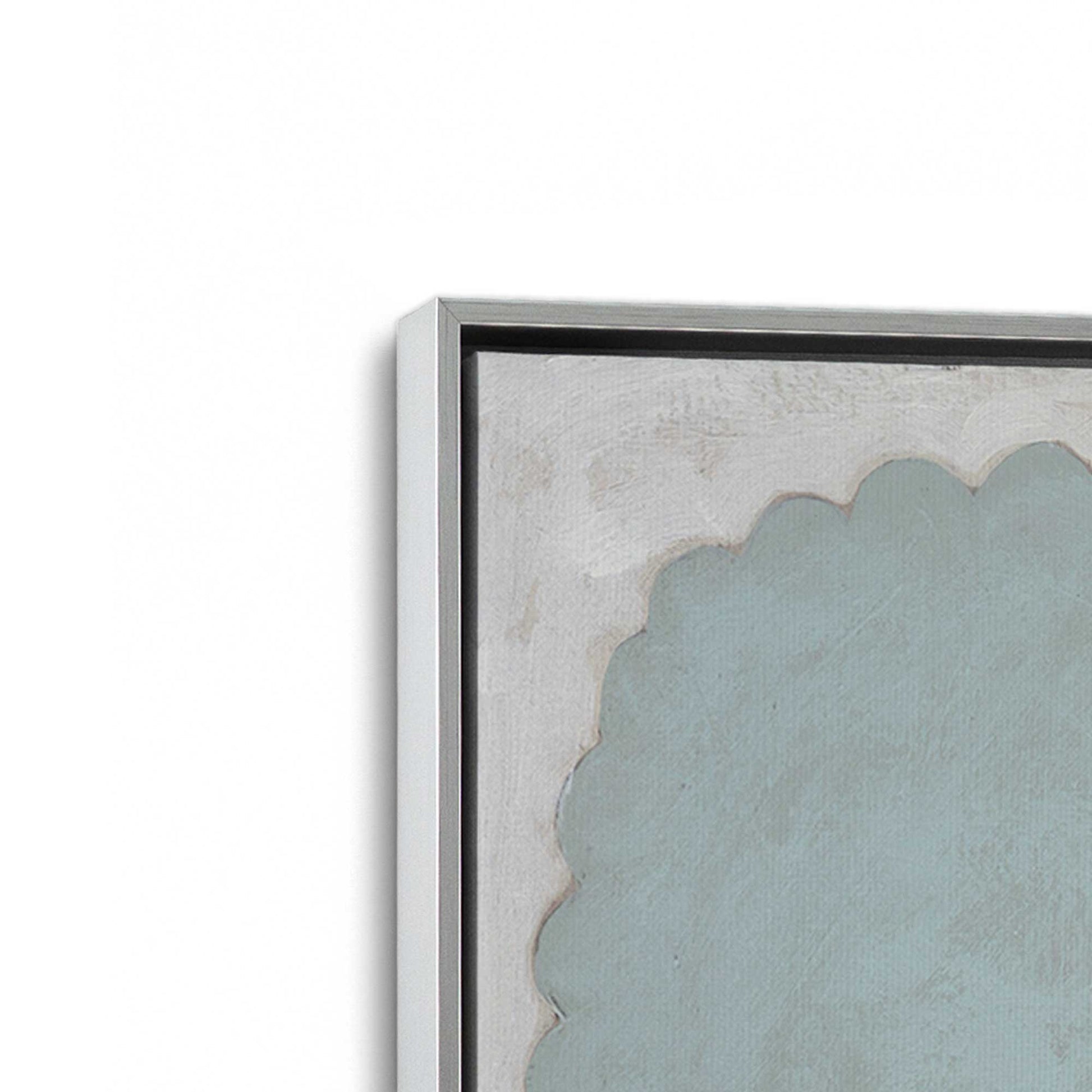 [Color:Polished Chrome], Picture of art in a Polished Chrome frame at an angle