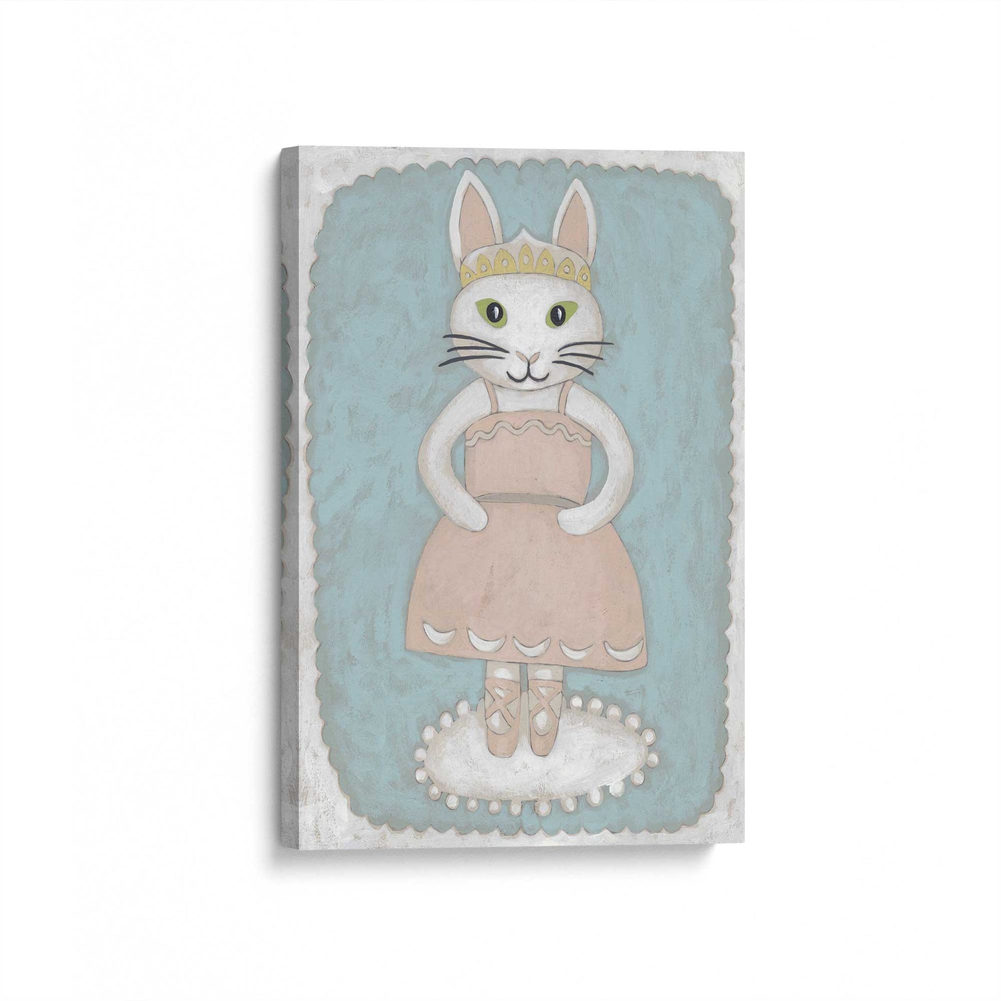 [Color:Stretched Canvas], Picture of art at an angle