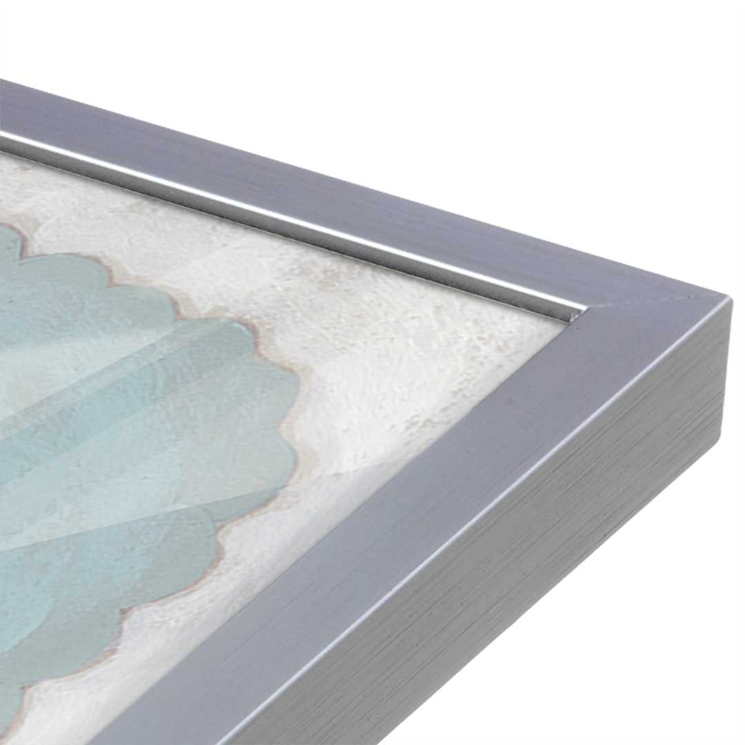 [Color:Polished Chrome], Picture of art in a Polished Chrome frame at an angle