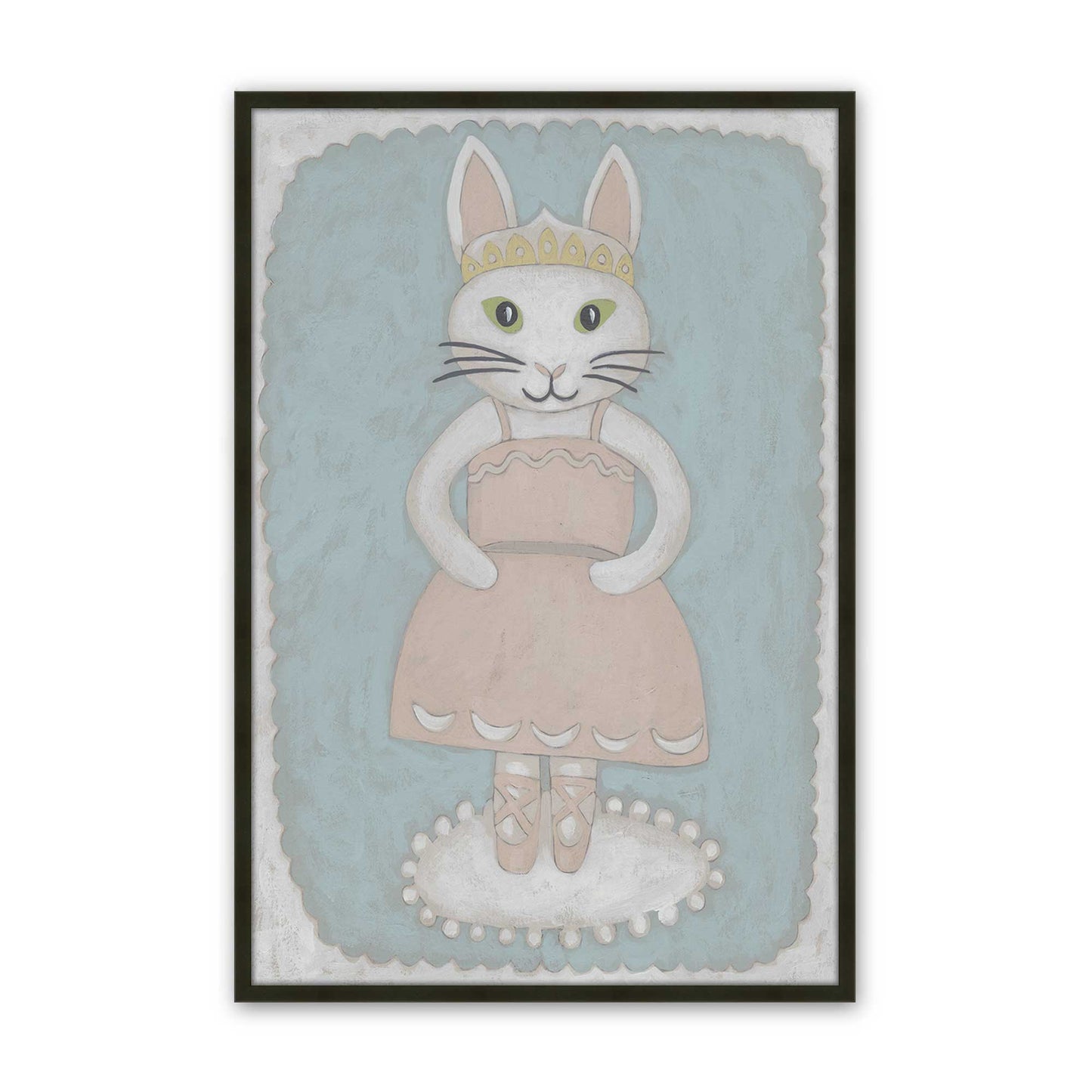 [Color:Satin Black], Picture of art in a Satin Black frame