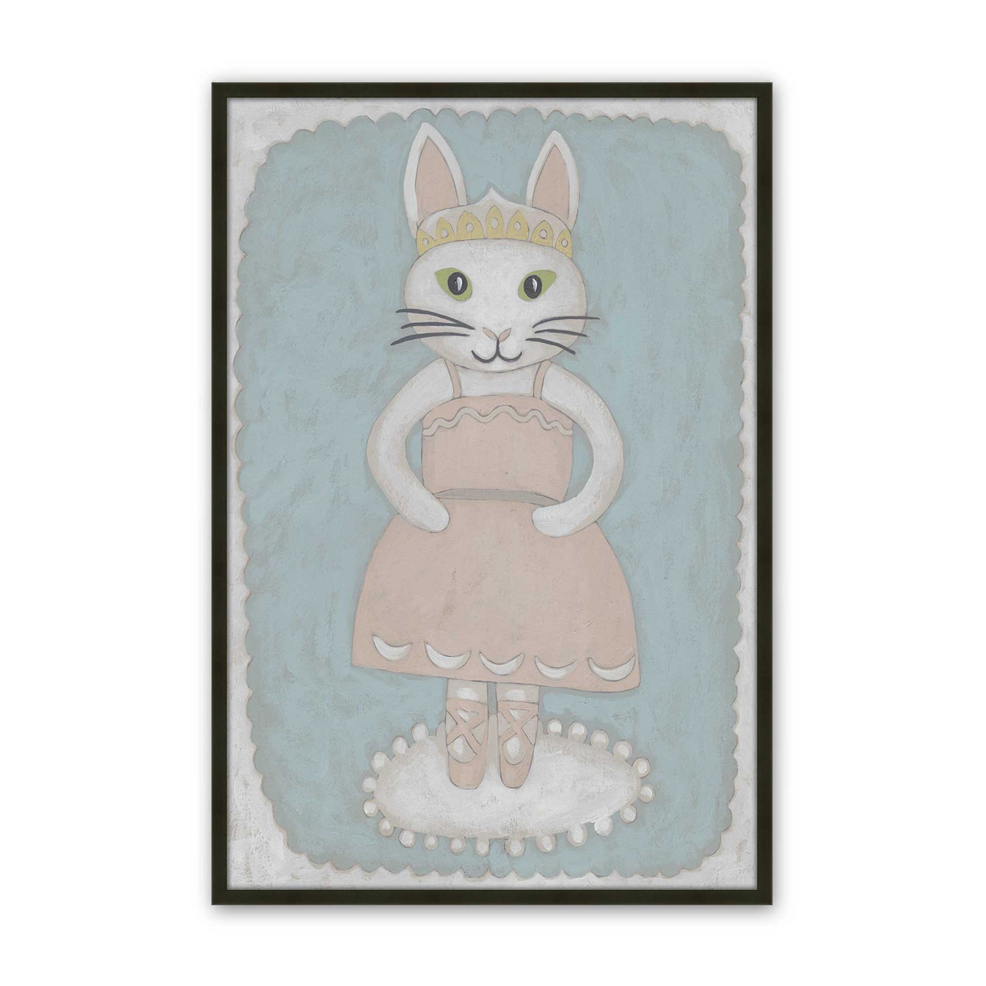 [Color:Satin Black], Picture of art in a Satin Black frame