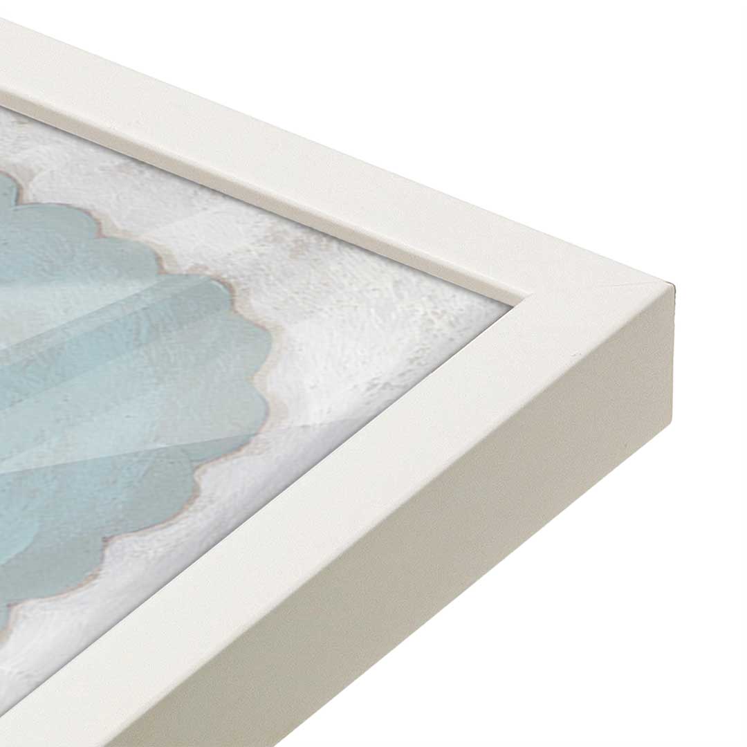 [Color:Opaque White], Picture of art in a Opaque White frame at an angle