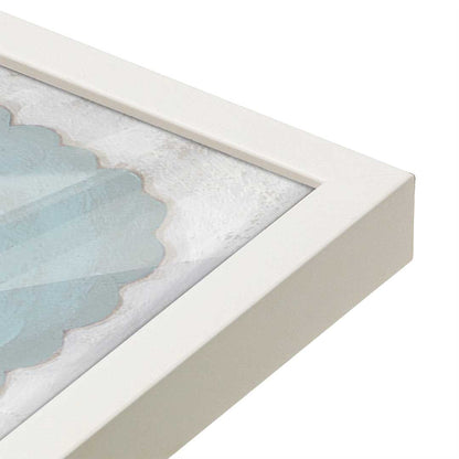 [Color:Opaque White], Picture of art in a Opaque White frame at an angle