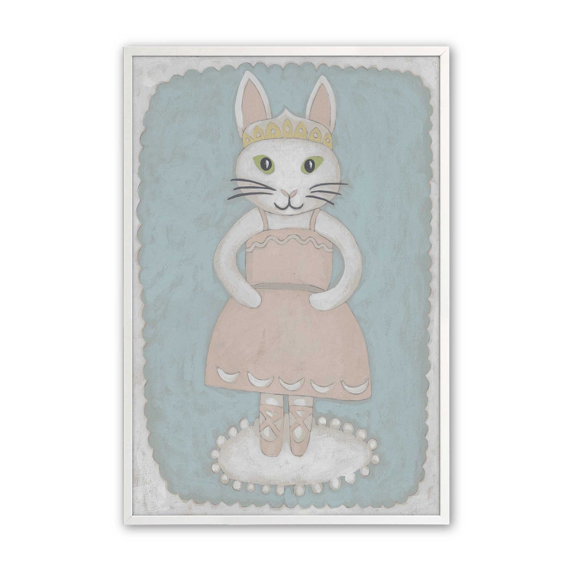 [Color:Opaque White], Picture of art in a Opaque White frame