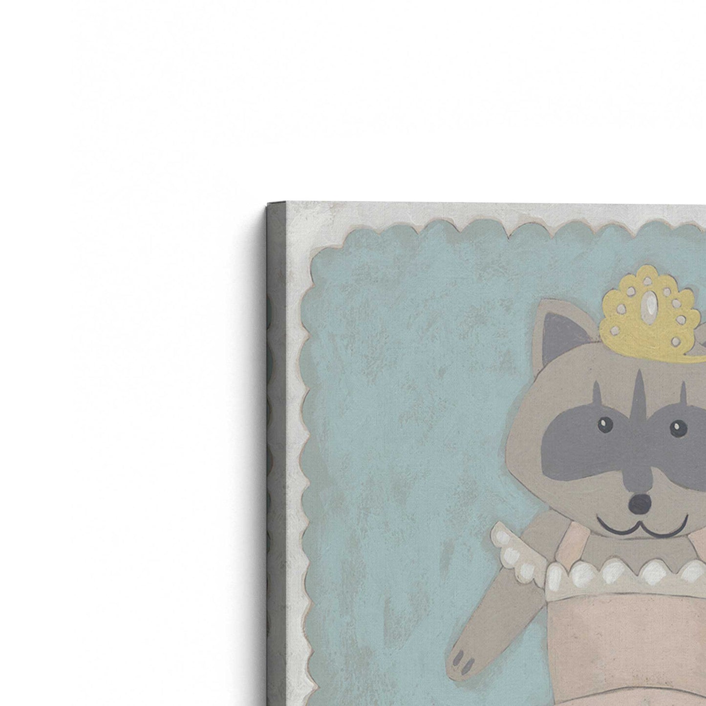 [Color:Stretched Canvas], Picture of the corner of the art