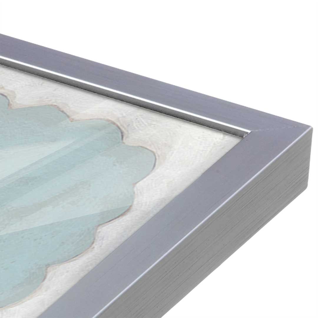 [Color:Polished Chrome], Picture of art in a Polished Chrome frame at an angle