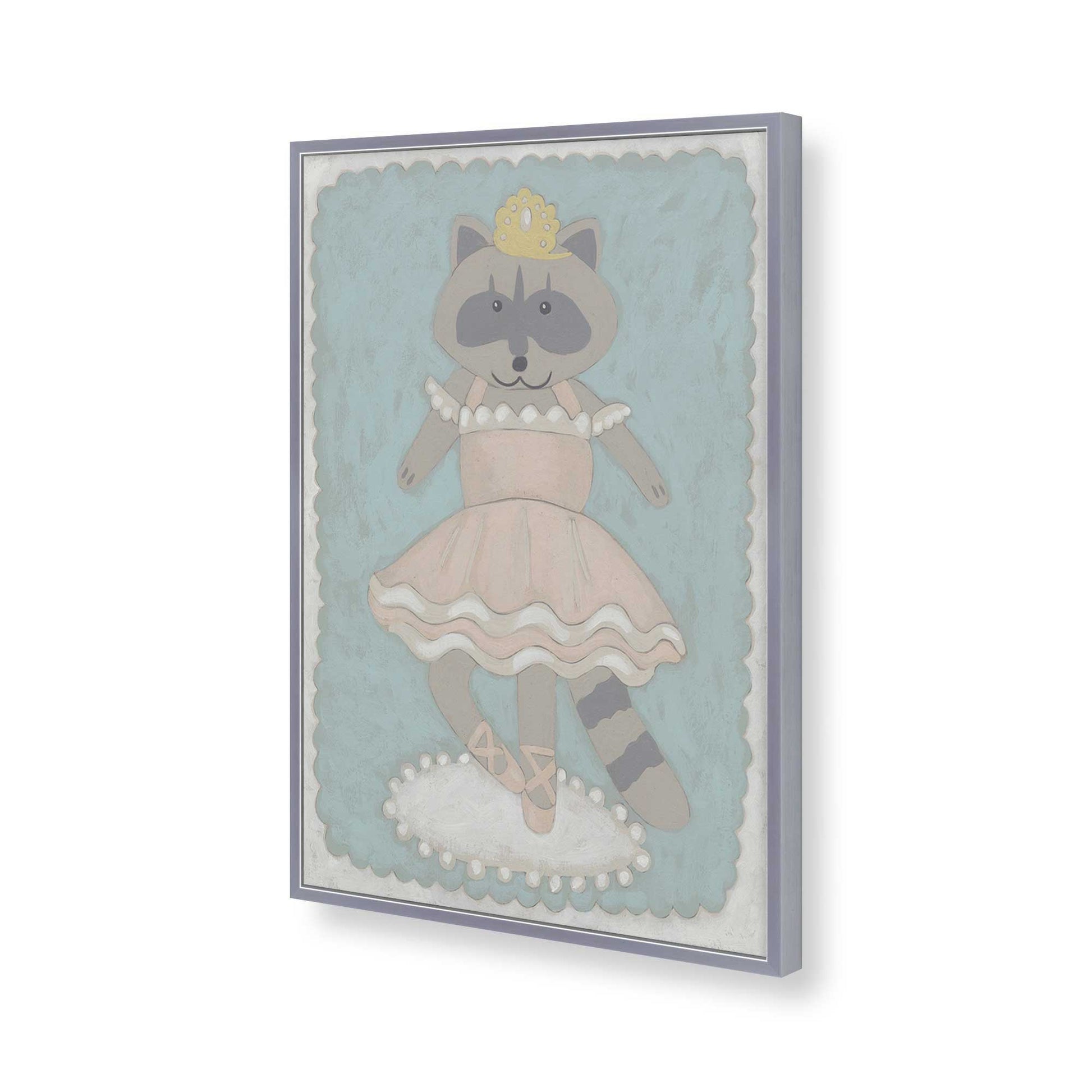 [Color:Polished Chrome], Picture of art in a Polished Chrome frame of the corner