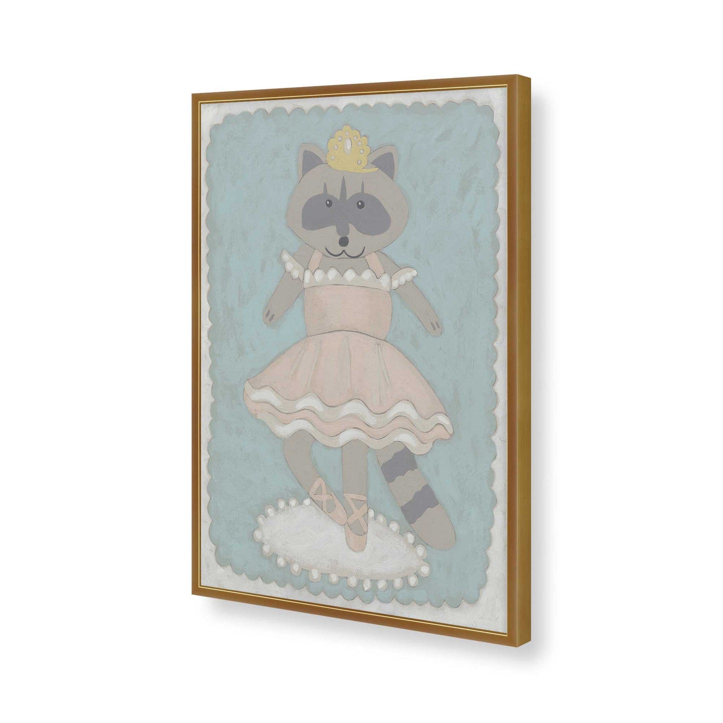 [Color:Polished Gold], Picture of art in a Polished Gold frame of the corner