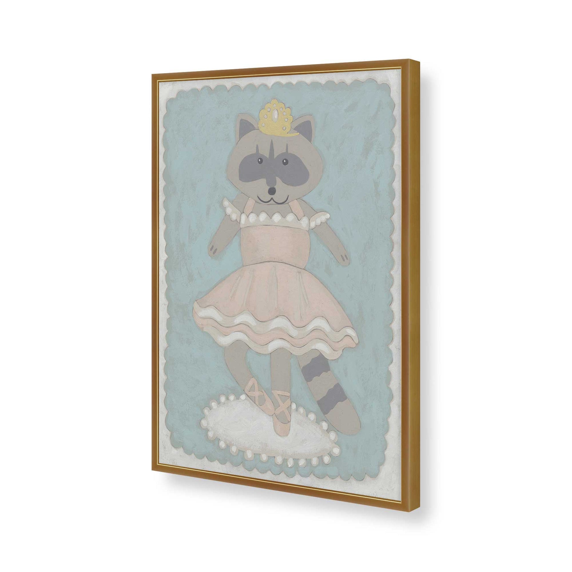 [Color:Polished Gold], Picture of art in a Polished Gold frame of the corner
