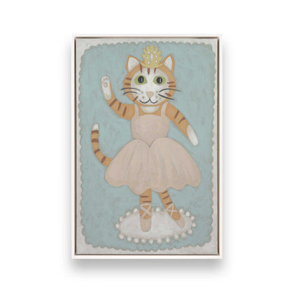 [Color:Opaque White], Picture of art in a White frame