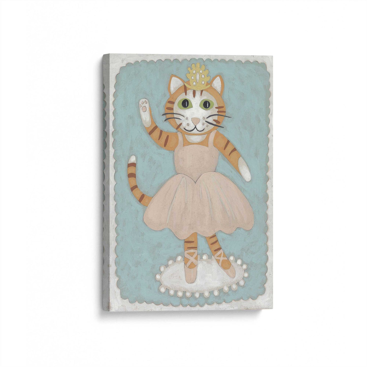 [Color:Stretched Canvas], Picture of art at an angle