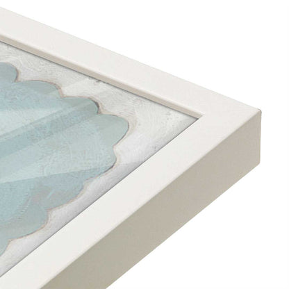 [Color:Opaque White], Picture of art in a Opaque White frame at an angle