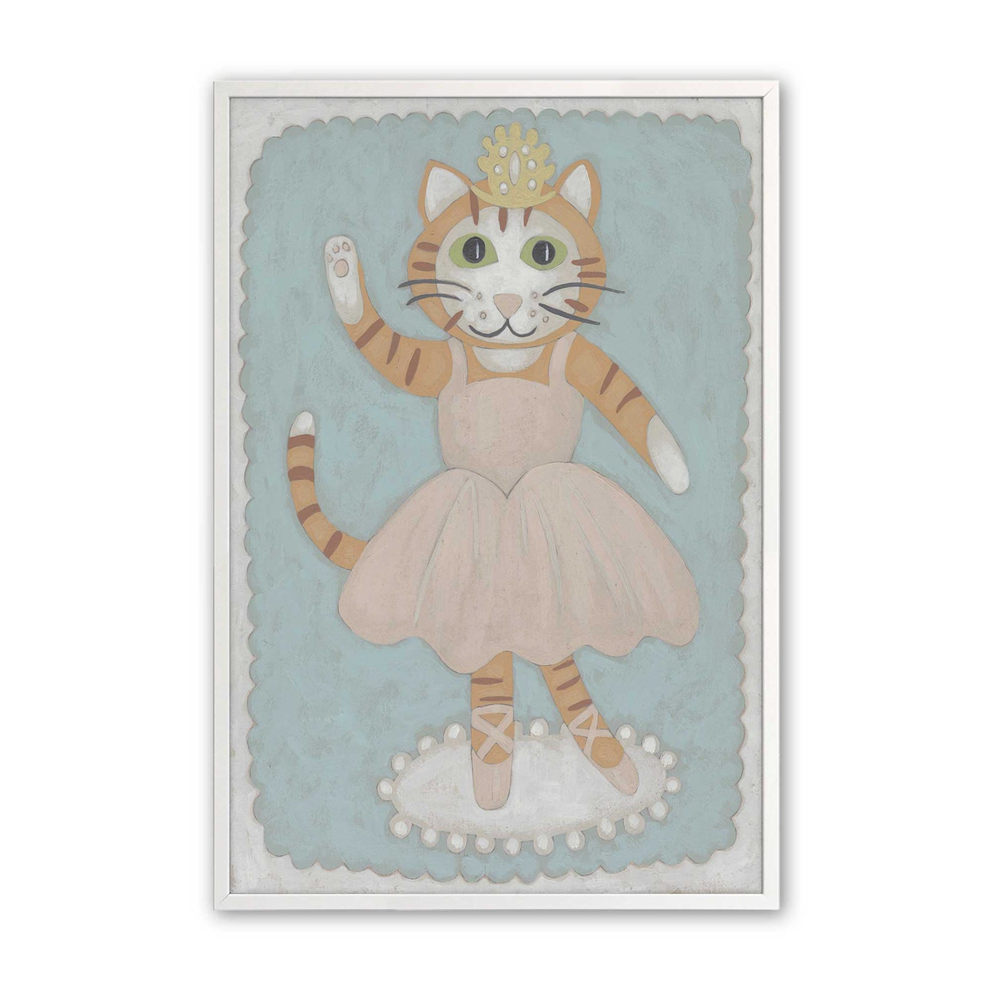 [Color:Opaque White], Picture of art in a Opaque White frame