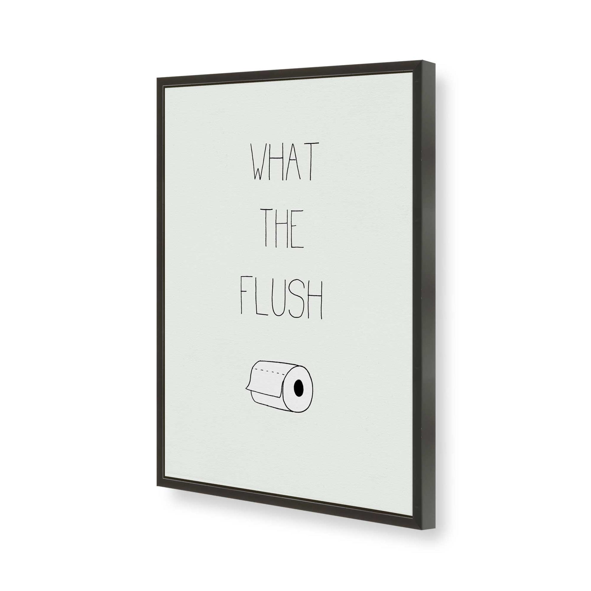 [Color:Satin Black], Picture of art in a Satin Black frame of the corner