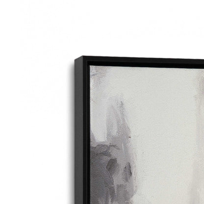 [Color:Satin Black], Picture of art in a Satin Black frame at an angle