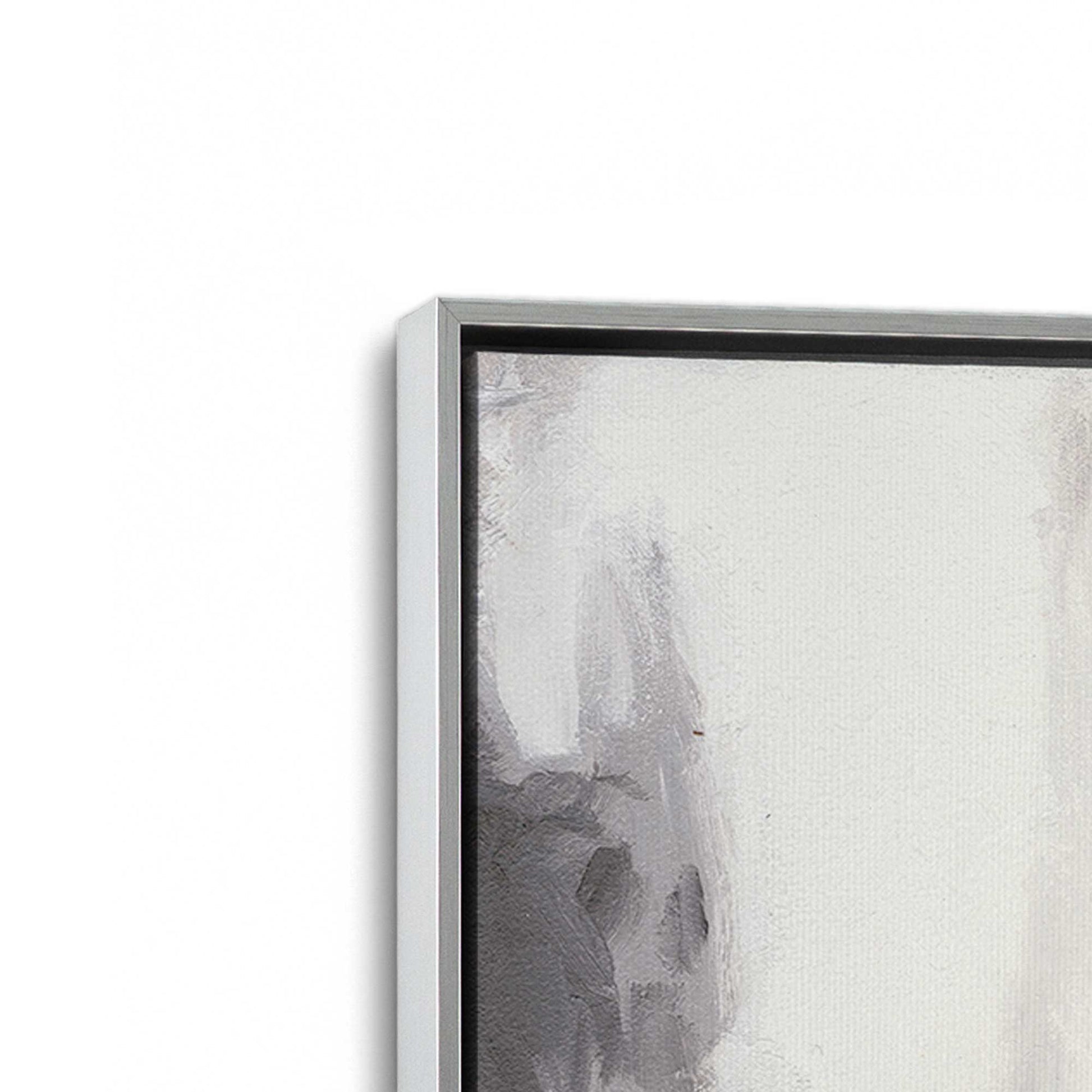 [Color:Polished Chrome], Picture of art in a Polished Chrome frame at an angle