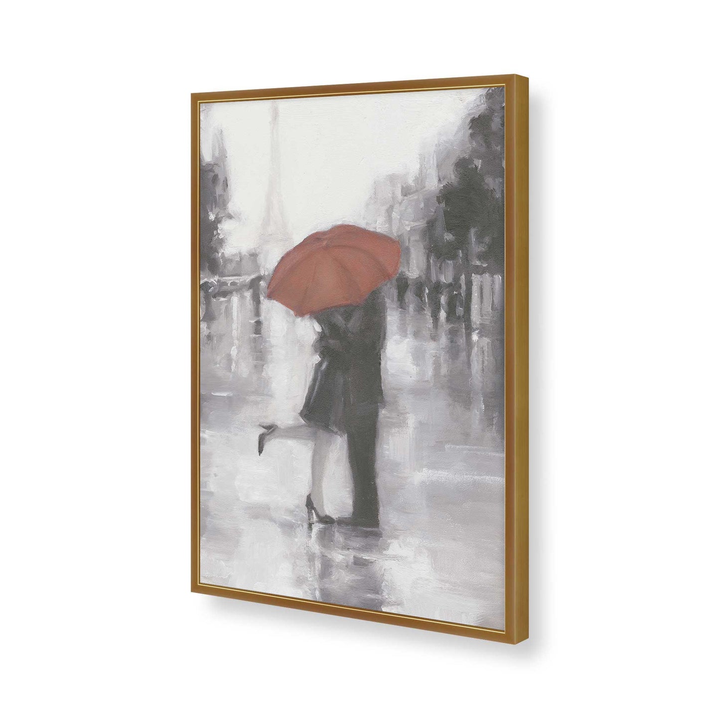 [Color:Polished Gold], Picture of art in a Polished Gold frame of the corner