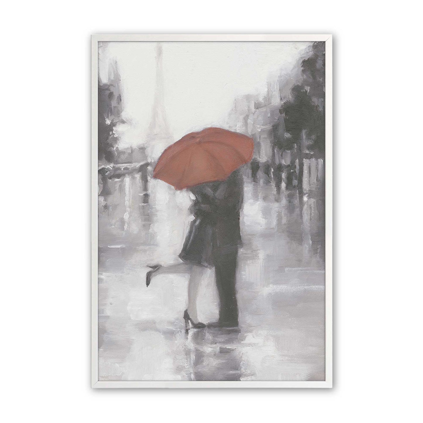 [Color:Opaque White], Picture of art in a Opaque White frame