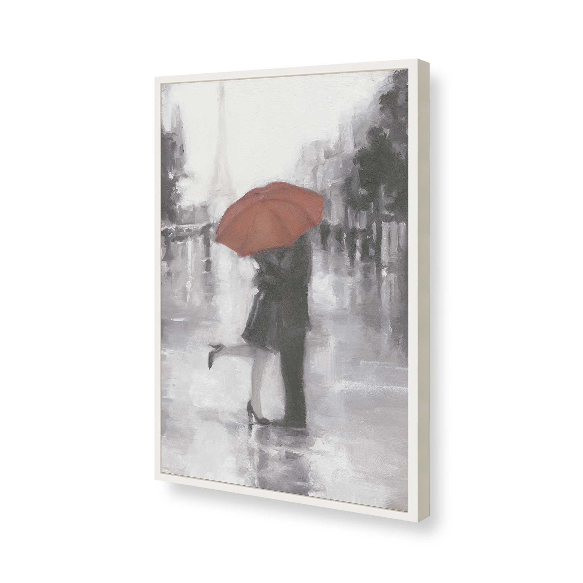 [Color:Opaque White], Picture of art in a Opaque White frame of the corner