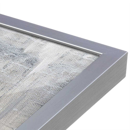 [Color:Polished Chrome], Picture of art in a Polished Chrome frame at an angle