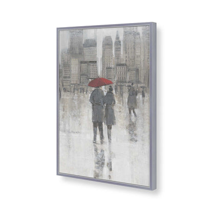 [Color:Polished Chrome], Picture of art in a Polished Chrome frame of the corner