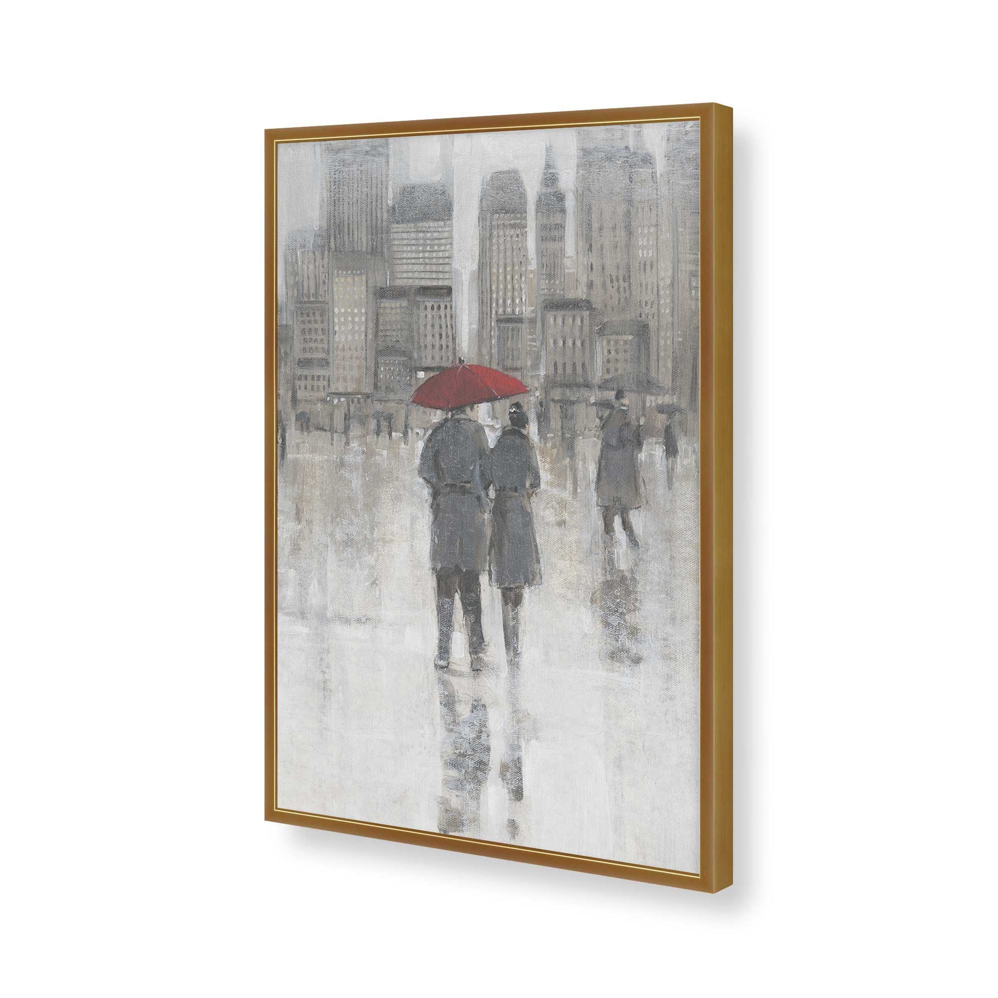 [Color:Polished Gold], Picture of art in a Polished Gold frame of the corner