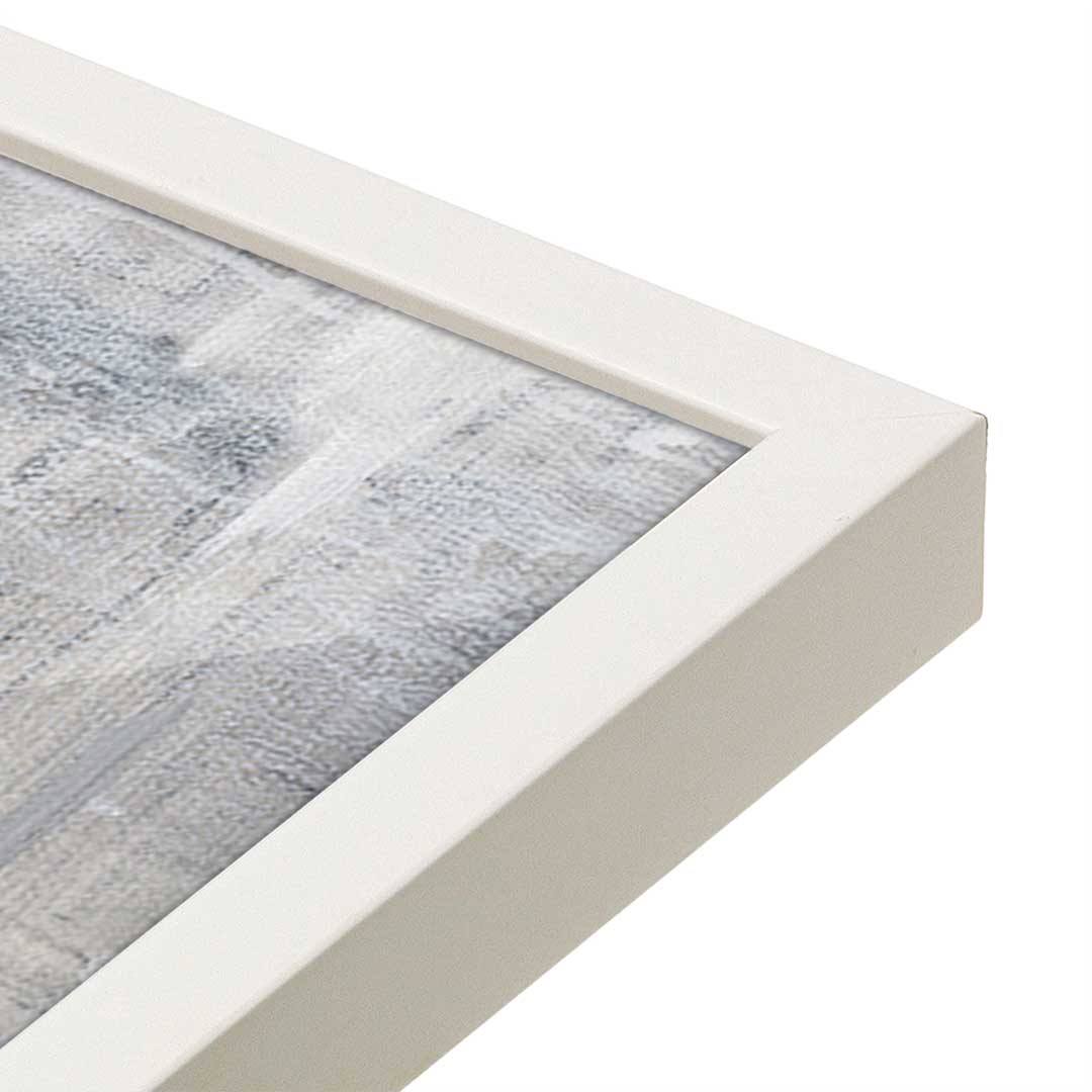 [Color:Opaque White], Picture of art in a Opaque White frame at an angle