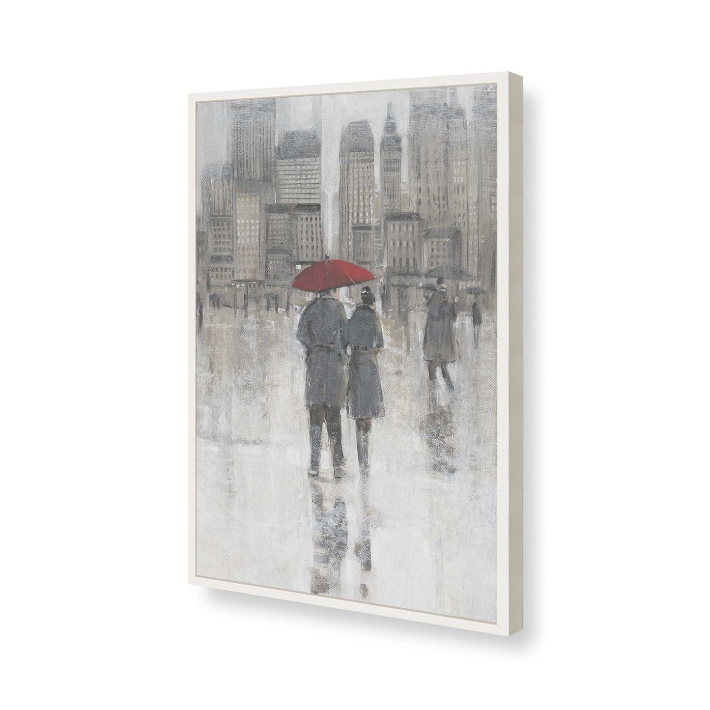 [Color:Opaque White], Picture of art in a Opaque White frame of the corner