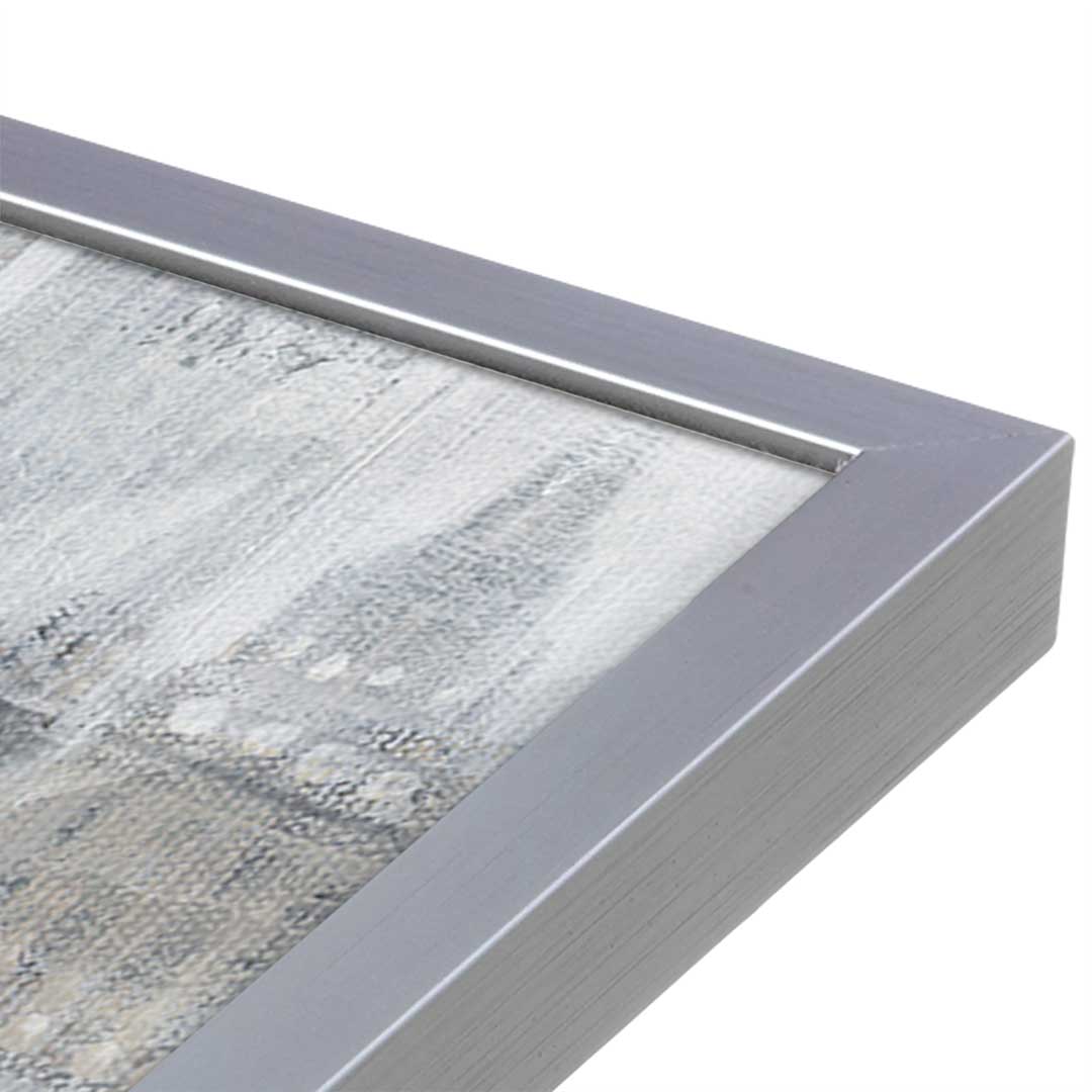 [Color:Polished Chrome], Picture of art in a Polished Chrome frame at an angle