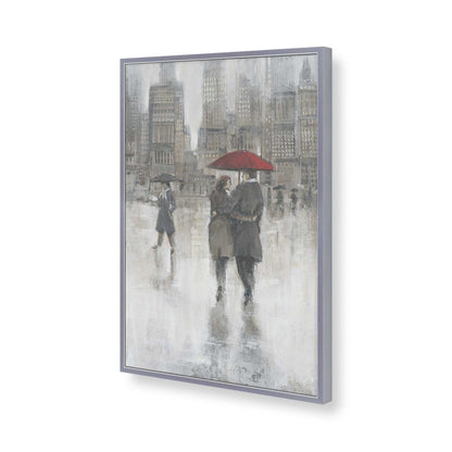 [Color:Polished Chrome], Picture of art in a Polished Chrome frame of the corner
