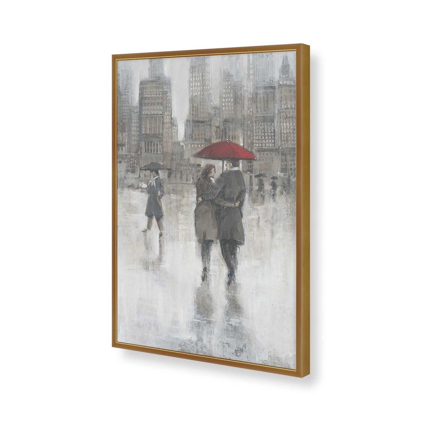 [Color:Polished Gold], Picture of art in a Polished Gold frame of the corner