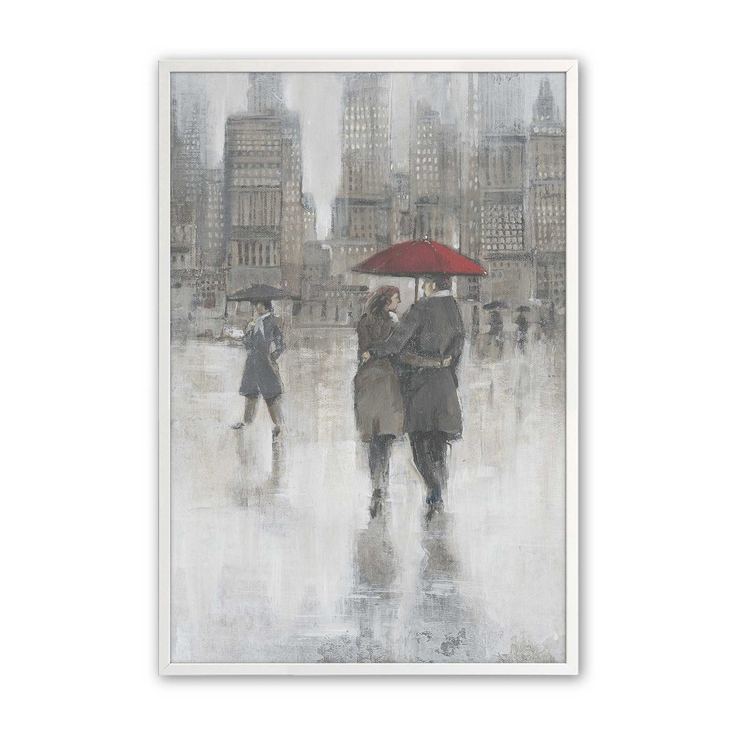 [Color:Opaque White], Picture of art in a Opaque White frame