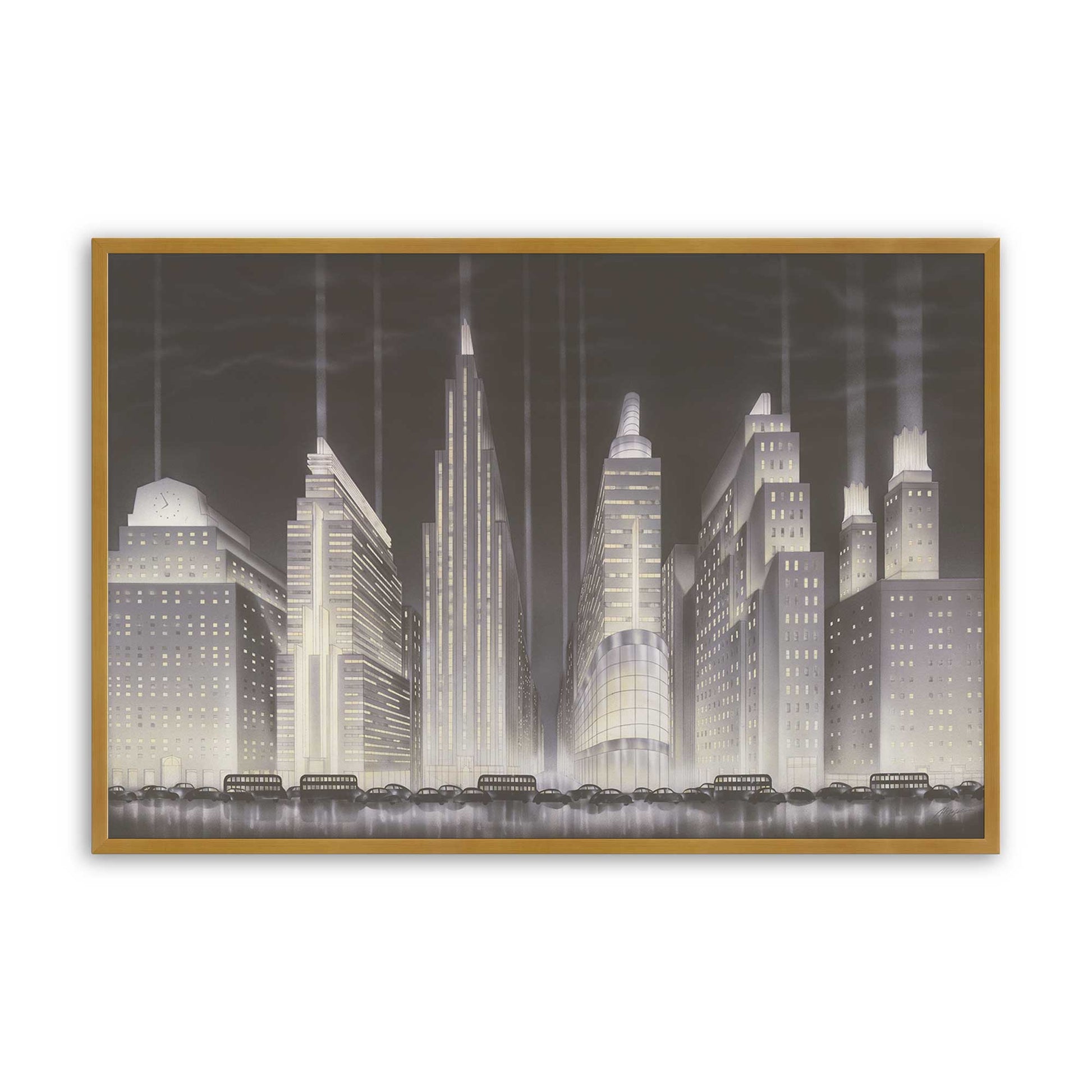[Color:Polished Gold], Picture of art in a Polished Gold frame