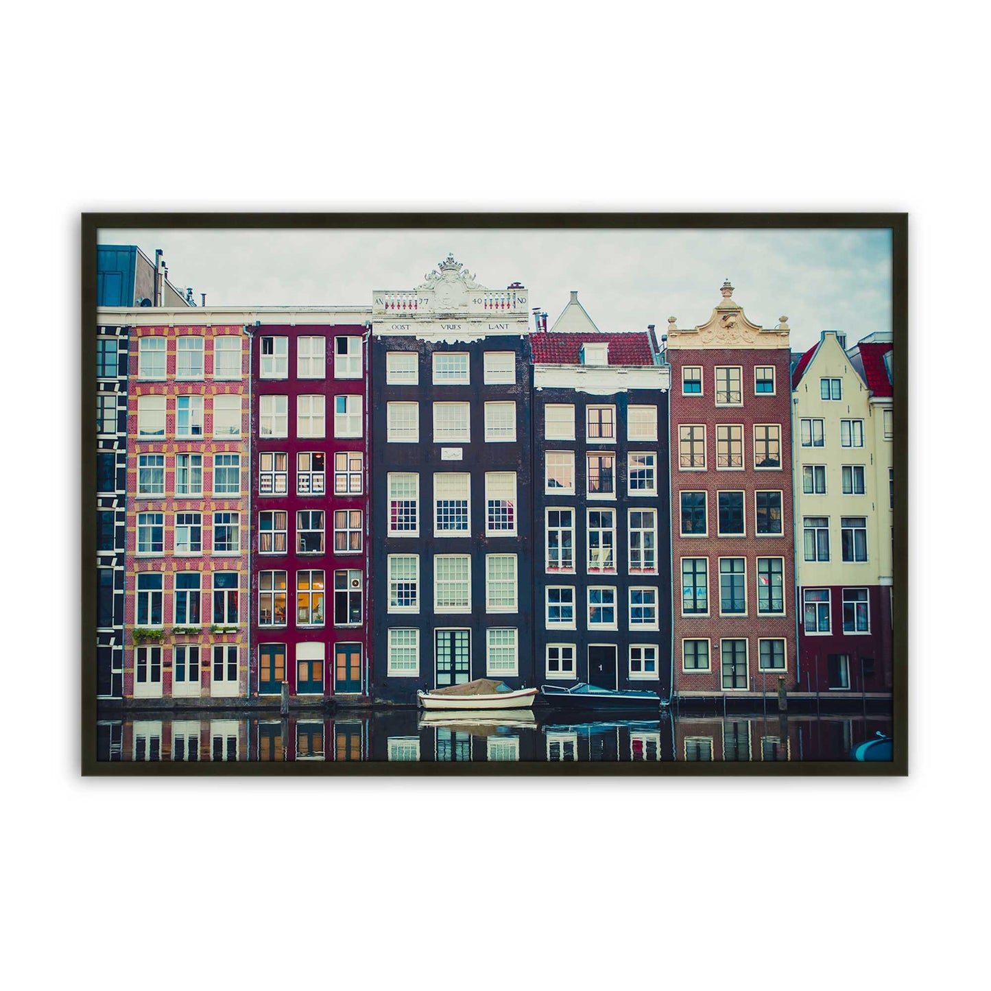 [Color:Satin Black], Picture of art in a Satin Black frame