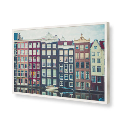 [Color:Opaque White], Picture of art in a Opaque White frame of the corner