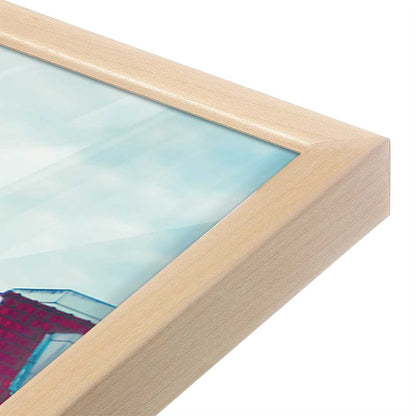 [Color:Raw Maple], Picture of art in a Raw Maple frame at an angle