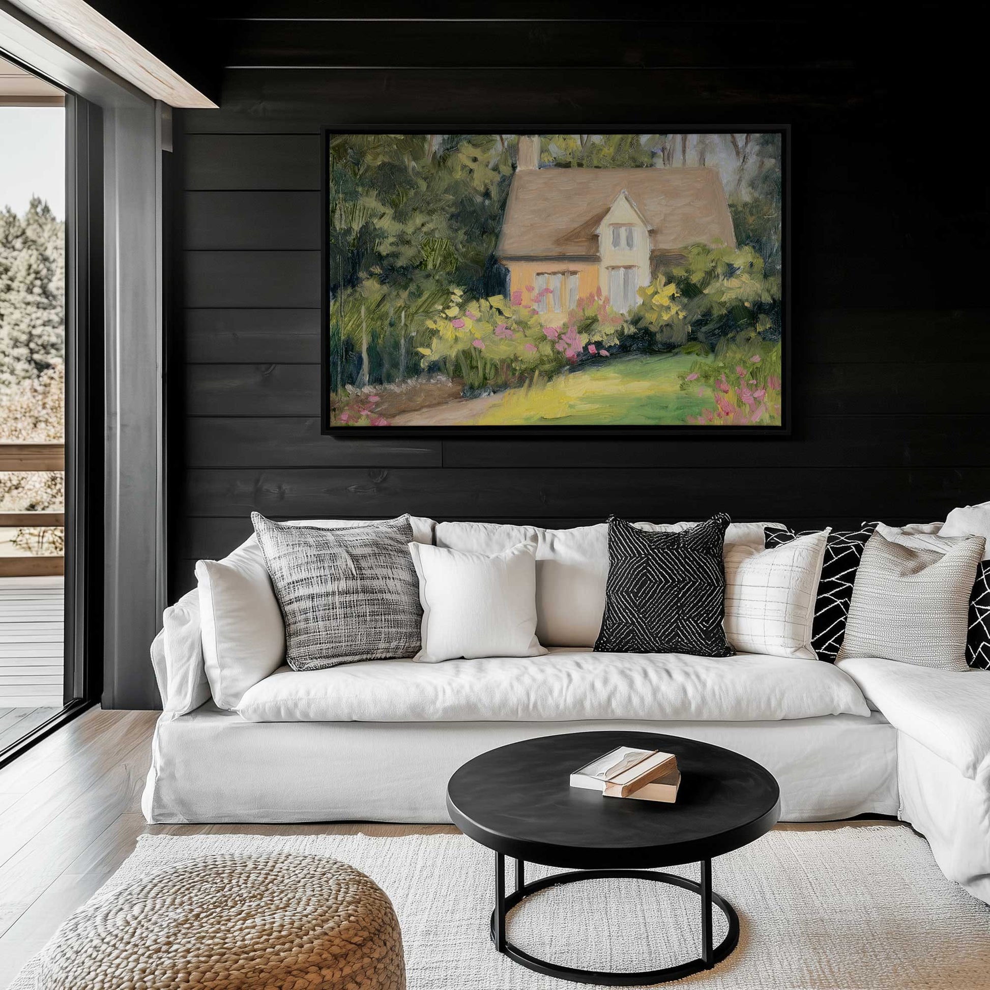 Picture of art in a room