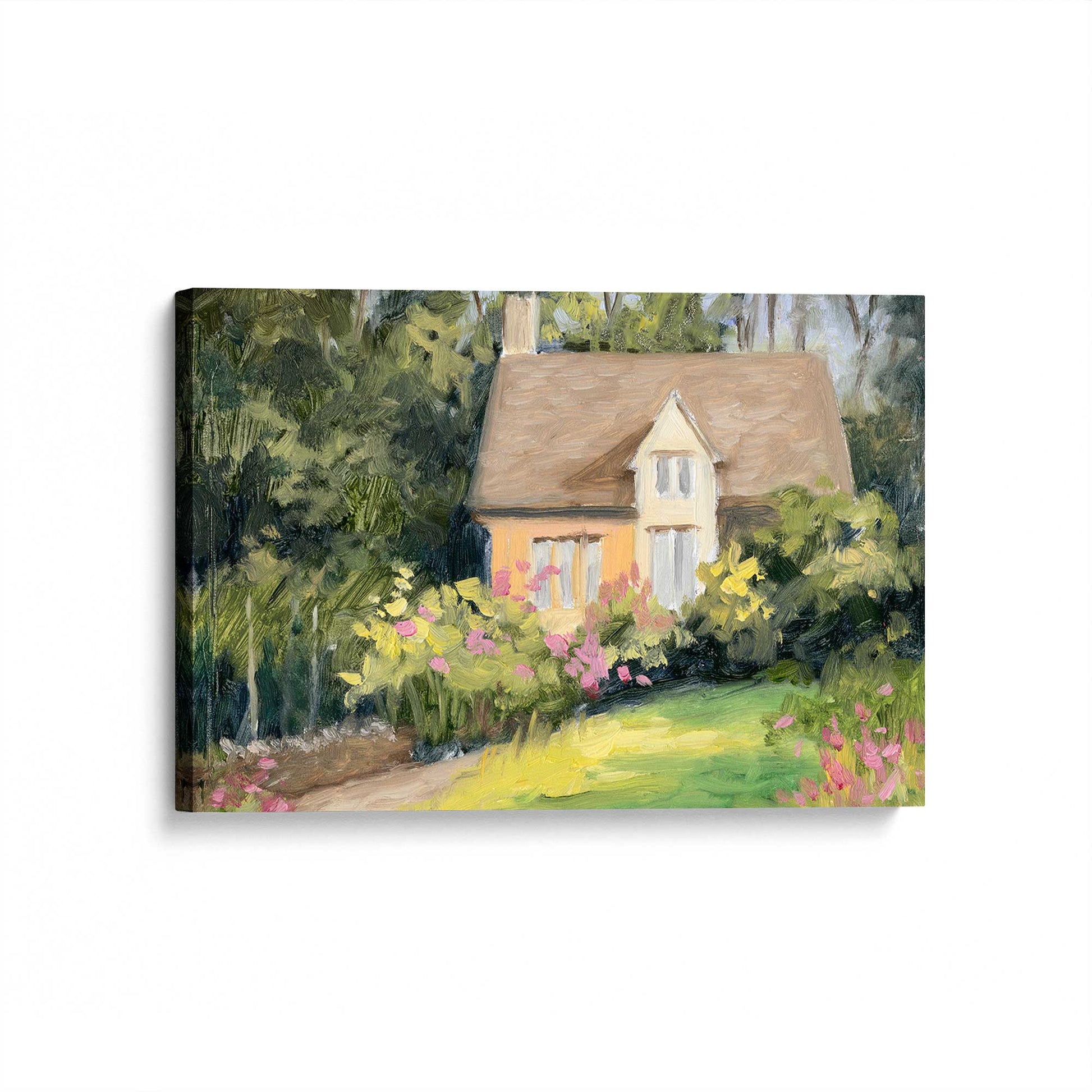 [Color:Stretched Canvas], Picture of art at an angle