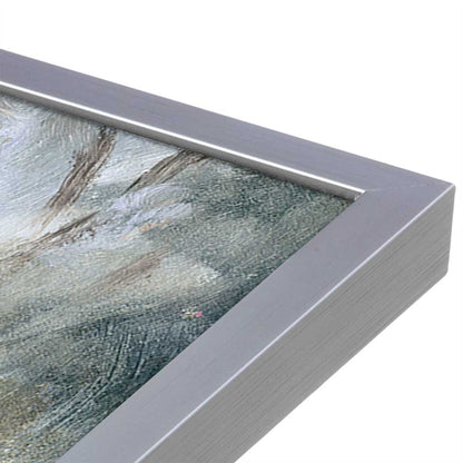 [Color:Polished Chrome], Picture of art in a Polished Chrome frame at an angle