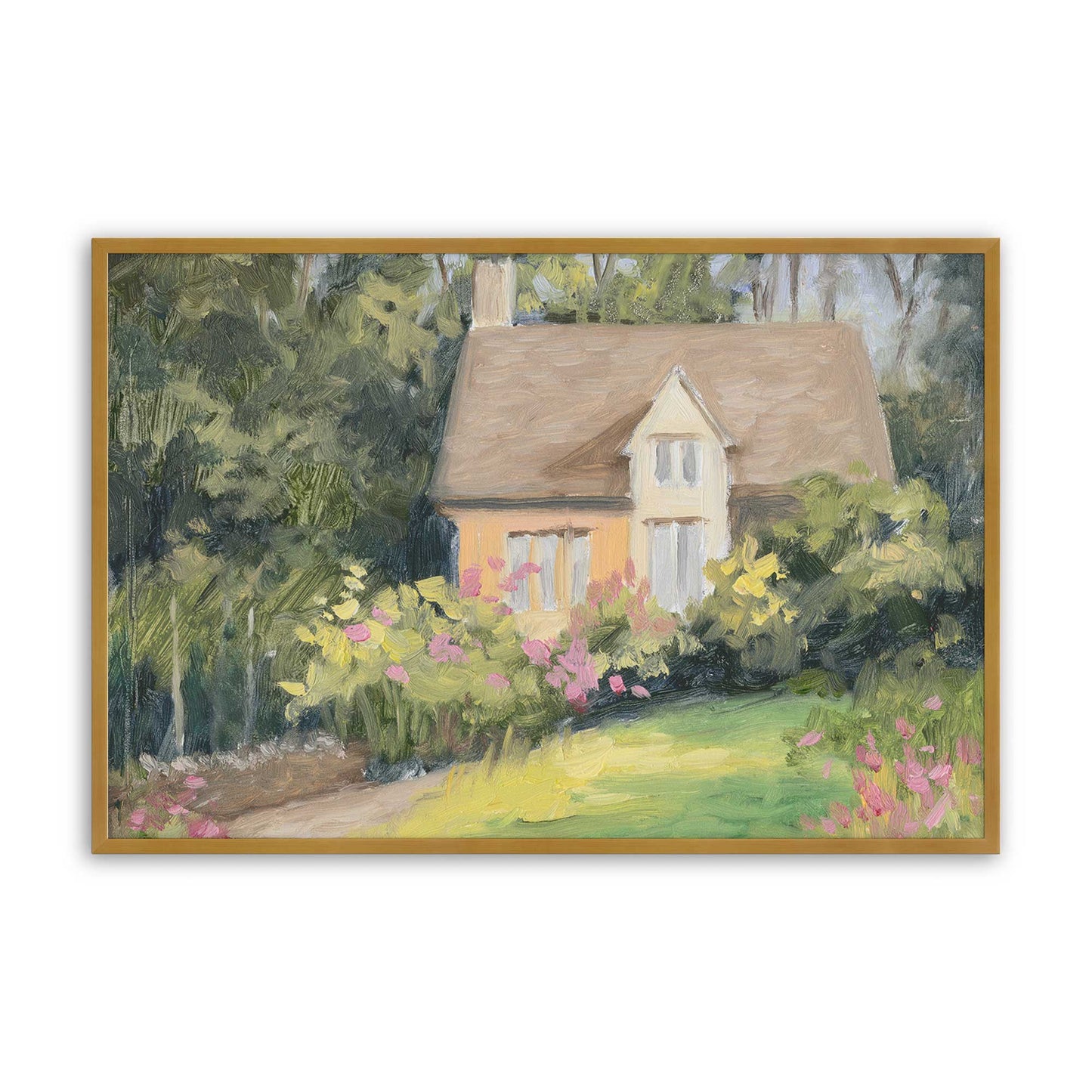 [Color:Polished Gold], Picture of art in a Polished Gold frame