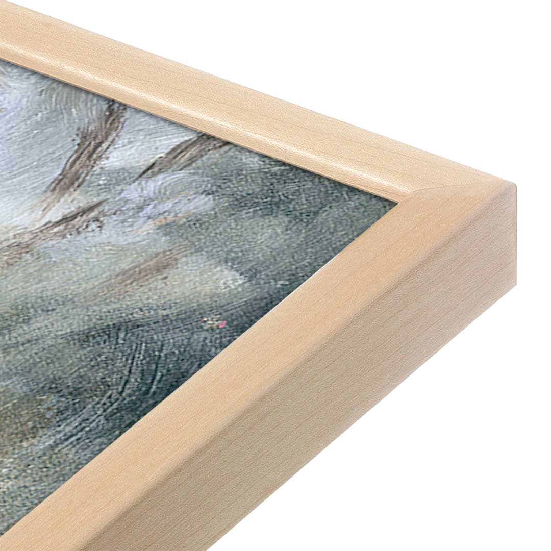 [Color:Raw Maple], Picture of art in a Raw Maple frame at an angle