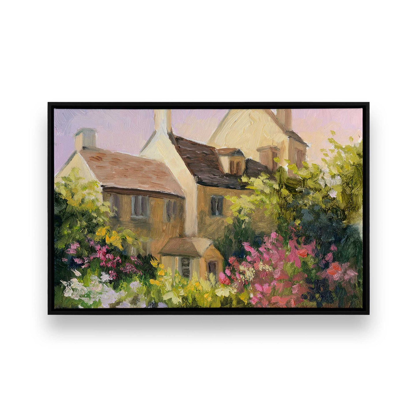 [Color:Satin Black], Picture of art in a Satin Black frame