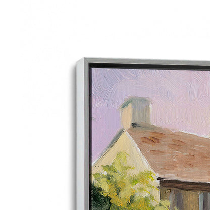 [Color:Polished Chrome], Picture of art in a Polished Chrome frame at an angle